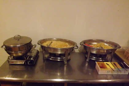 朝食ビュッフェ